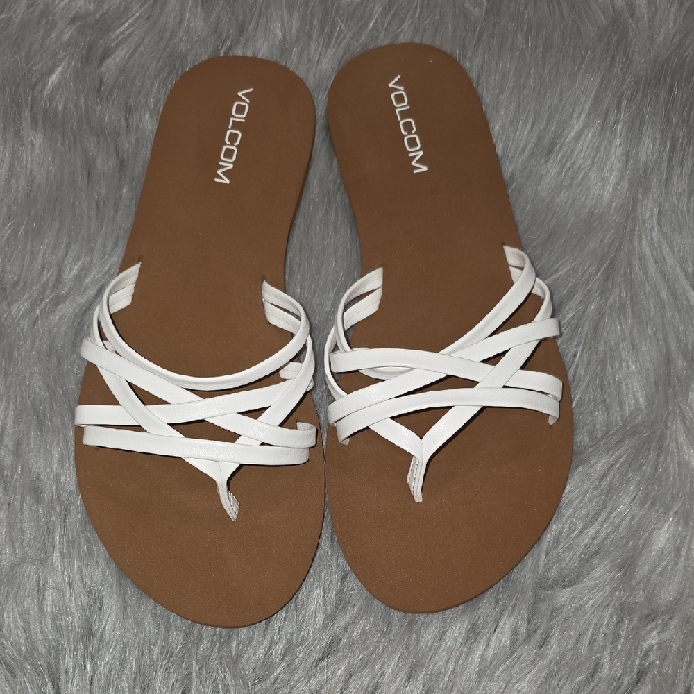 Volcom Women's White Sandals